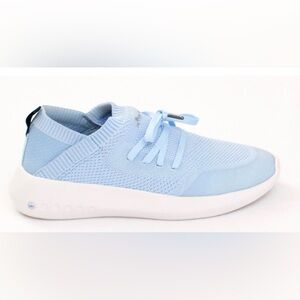 Peter Millar Womens Blue Hyperlight Glide Slip On‎ Sneakers Shoes Size 9 Knit